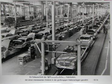 Borgward Isabelle Factoryhal Bremen-Sebaldsbrueck 1955 Factoryphoto (10081)